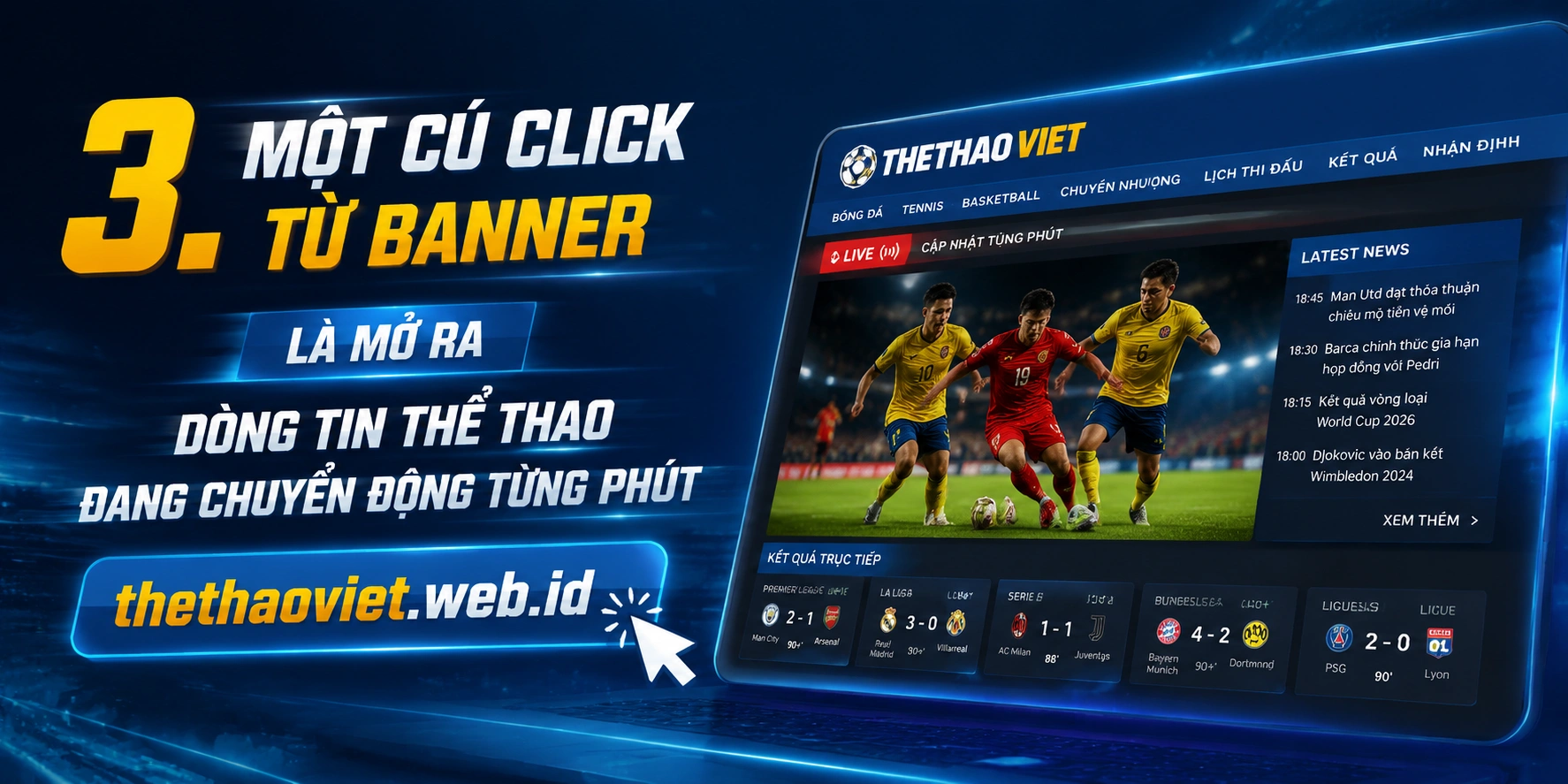 thethaoviet dữ liệu thể thao